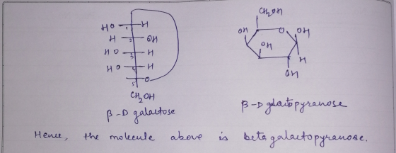 си, а — о, он но - on от нон ио и но и ди Сп, он ß-D galactose р-р да бегалкаси beter galactopyranose. Hence, the molecule ab