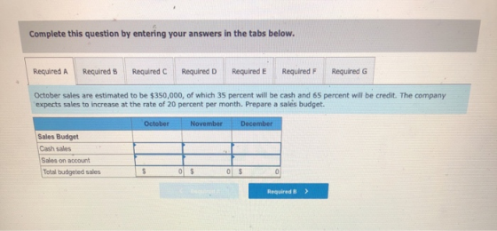 Complete this question by entering your answers in the tabs below. Required A Required B Required C Required D Required E Req
