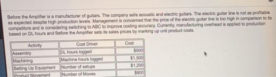 Before the Amplifier is a manufacturer of guitars. The company sells acoustic and electric guitars. The electric guitar line