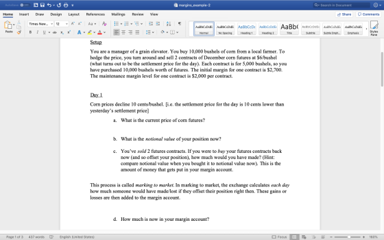 AutoSave OFF DA S U w margins_example-2 Q Search in Document Home Insert Draw Design Layout References Mailings Review View S