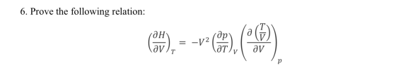 6. Prove the following relation: