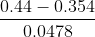 0.44 -0.354 10.0478