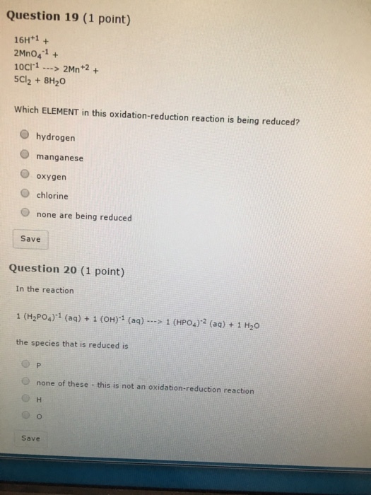 Question (i point) In the reaction (H2PO4) i (aq)