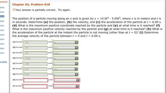 URCES Chapter 02, Problem 018 Z Your answer is par