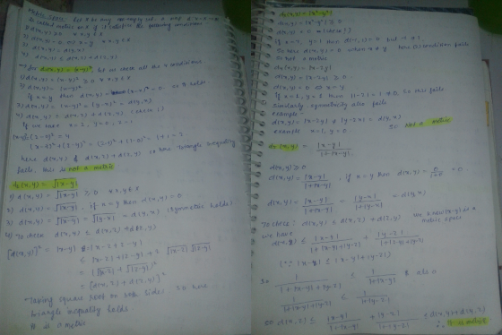 calle 2) 3)dtn , y )ニ tn-y )노 ly-าเ) dty..リ example so Net a metiic elty, M) Symmetuc 1--1y-x) 7o chec we hav a metuic spac