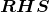 \boldsymbol{RHS}