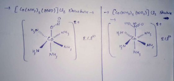 [LOLNH₂), (ONO)] Qq structure. [co (NH3), (NO)] ₂ structure / Vu thuco 2 ceo NR2 NH NH₂