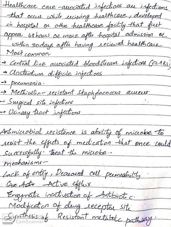 Healthcare care causociated infections all infections that occurs while recieving healthcare developed I in hospital or other