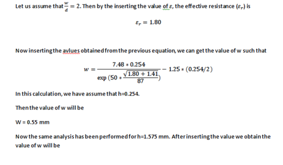 Let us assume that= 2.Then by the inserting the val ue of s, the effe ctive resistan ce (s,) is E = 1.80 Now insertingthe avl