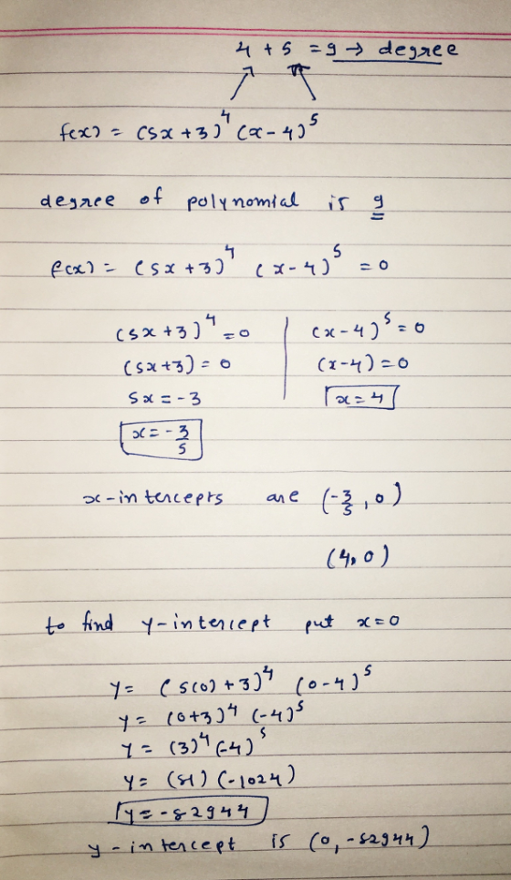 5 desnce of poly nomial is g っc-in toneets ane (-2,0) Ct, o) 1: (3 1c4) YE (102 )