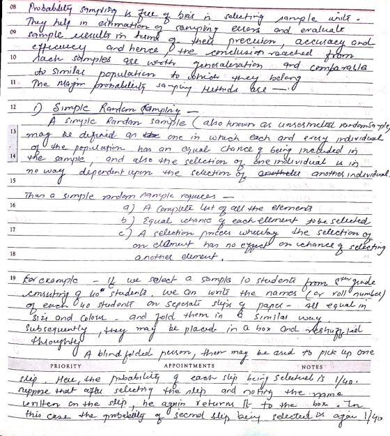 8 Probability sampling is fue of bris in selecting saruple which They help in estimation n g rangiling ellers and evaluate 09