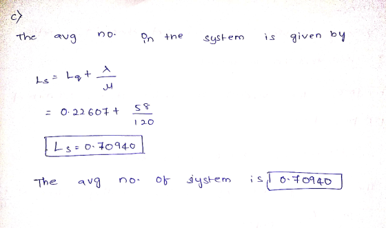 - the aug no. on the system is given by ts=hat he = 0.22607+ [Ls = 0.70940 120 The aug no. of system is lo 70940