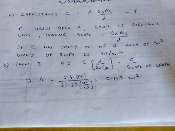 A EoEr dl C VERSUS ARE A A HAVING SLOPECo e oA UNL7S OF SLOPE IS nr/ b) FLom 1 SLOPE OF GRAPn 2