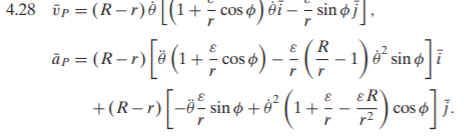 4.28 ūp=(R-r)*[(1 += cos ®) ©i – sin øj] åp = (R-1) [:(1+coso) - ; (-1) oʻsino]i +(R-1) [-6sinº +8(1+, 4 ) cos ] 3.