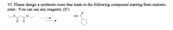 Please design a synthesis route that leads to the