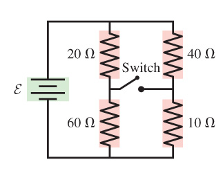 40 Ω 20 Ω3 Κ Switch > ML ε- 60 Ω 10 Ω