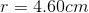 T= 4.60cm