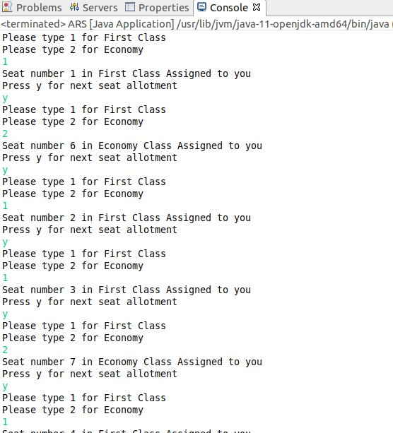 A Problems tid Servers Properties Console X <terminated> ARS (Java Application] /usr/lib/jvm/java-11-openjdk-amd64/bin/java P