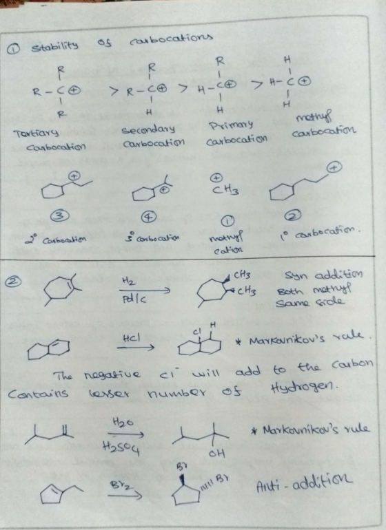 o stability of carbocations R-C0 R-CAH- CH-c6 H H Primary methys Carbocation Secondary Carbocation Tertiary carbocation Carbo