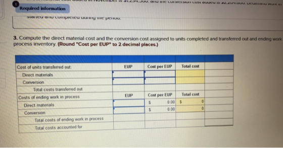 13 DI.L A . GInu uIC LUIIV CI3RT COSE ou ucu is 77747 O00. UCu m WUIK BI Required information SiaLeu aru CompieiCu uuring ue