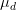 \mu _{d}