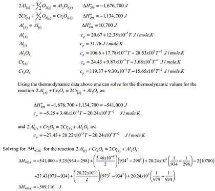 2c.is, +y,,eGas) Δ,-1,134. 700., H10,700J c, 20.67+1238x0TJImole.K c,-31.76 JImole.K e,-106.6+17.78x10T-28.530 Jlmole.k c. 2
