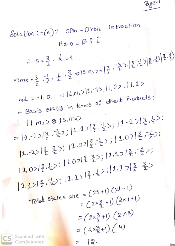 Page-/ in traction Solution :-(A): SPin - Droit H5-0 = B Ŝ. :: SERL=2 لها با Sme =3 ž[ -)5,ms >= |2 :->3372.4333) md 2-1, 0,