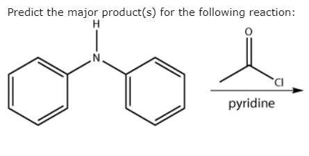 Predict the major product(s) for the following reaction: 앙스 pyridine