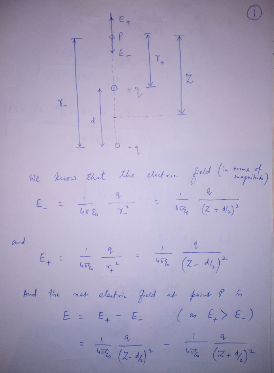 t o - - - - - 0-------0 that the we know & electric - field (in tranche de ( + ,32 and (24.) And the at net E = electric fiel