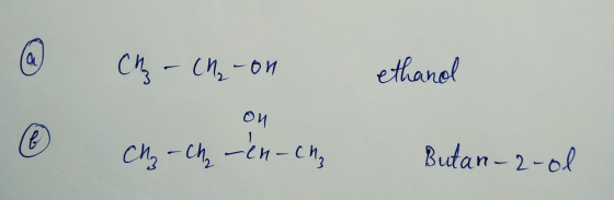 ② ② Chr Cho-on chy-chen-ch, ethanol Butan-2-ol -СИ —