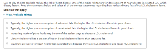 Day-to-day choices can help reduce the risk of heart disease. One of the major risk factors for development of heart disease