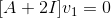 [A+2I]v_1=0