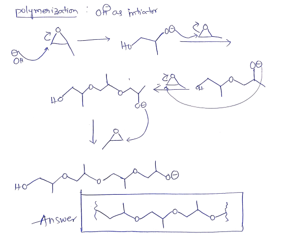 polymerization of as intiator Å - WYASA, Horyalogato HO Answer