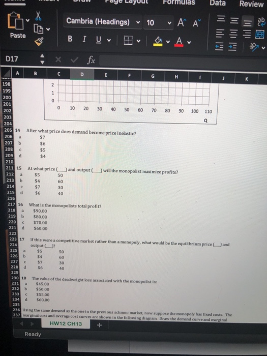 yogucuju Pulmulas Data Review = = = OB Cambria (Headings) 10 BI U B v fx v A A A v D17 x 198 199 200 201 202 0 10 20 30 40 50