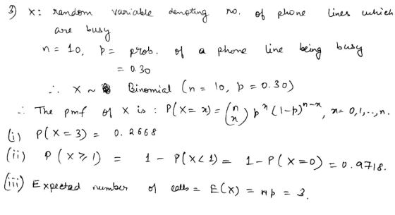 Lines udde ane us bus =0.30 -..The pmf 어