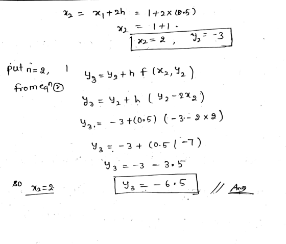 Az = x,+2h 212 = 1+2x(0.5). = 1+1. x2 = 2; y = -31 : put n=2, lucynth f 112,42). Fromegn % = 4 th (92-242) 49,= -3+(0.5) ( -