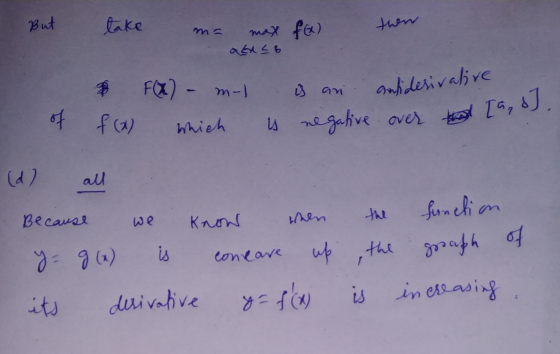 But But take take ma max f) ma max fox) a6 then then ) aaliderivative & F(X) = m f(a) which is an antidesiva negative over