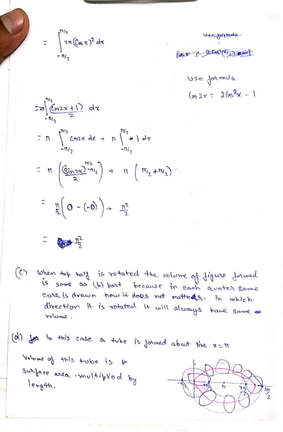 /2 Use dot mula ty. is some as (b)boat becaus ein each auaten sane cute is draw n hevolt does not maiteds, whle h direction A- ,S γ0tateol i+ will ala volumo (d) In this case a 4vbe Ỉsdonned about the x: sulate auta.vn v14/い.e d by カ, 3リ erath