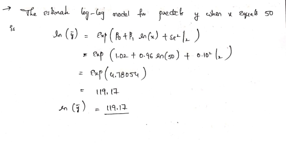 The e nak log-o nocel fo ua 50 hen ()- (Ath sn) tse ) 11 Eep (102 t 0.96 In(so) 0.10 (. Eup u.18054 Bos 17 t।৭.11 T