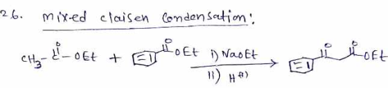26. mixed claisen Condensation: cycl_oct + BrloEt » Nackt > pole lot