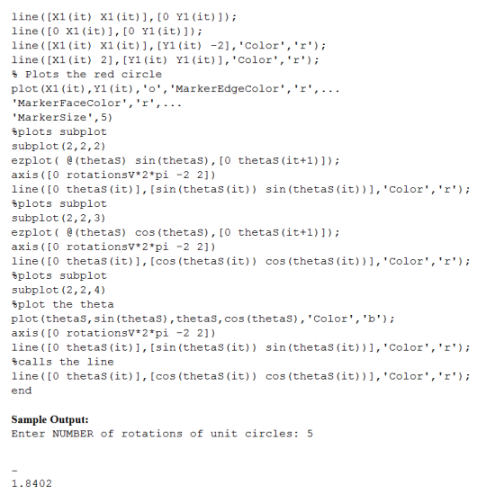 line ([X1 (it) X1 (it)], [0 Y1 (it)]) line ([0 X1 (it)], [0 Yl (it) ]) line ([X1 (it) X1 (it)1, [Y1 (it) -2, Color, r lin