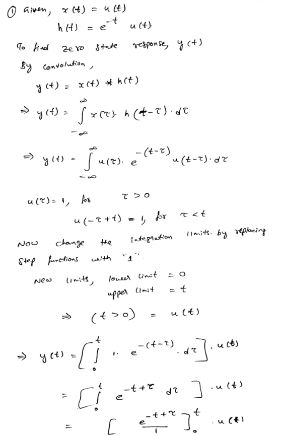 Convoluion u (T) e で No change tHe 4 I.e