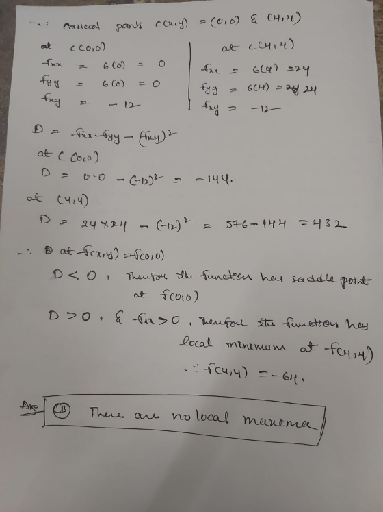 Cantecal points ccny) = (0,0) & (414) at ecool at CC414) ак fgg 6lar 224 GCH) = - 24 24 6 C) 0 fay tyg day fix. fyy- frey) ?