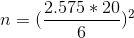 2.575 * 202 n =-
