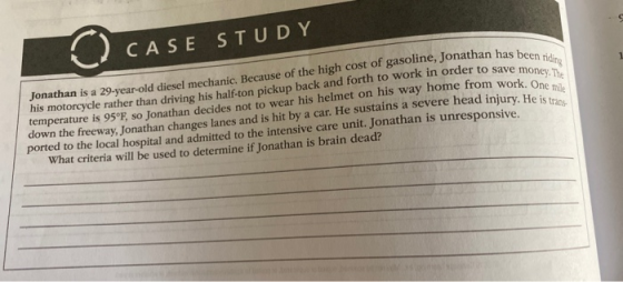 CASE STUDY an has been riding to save money. The om work. One mile Jonathan is a 29-year-old diesel mechanic. Because of the