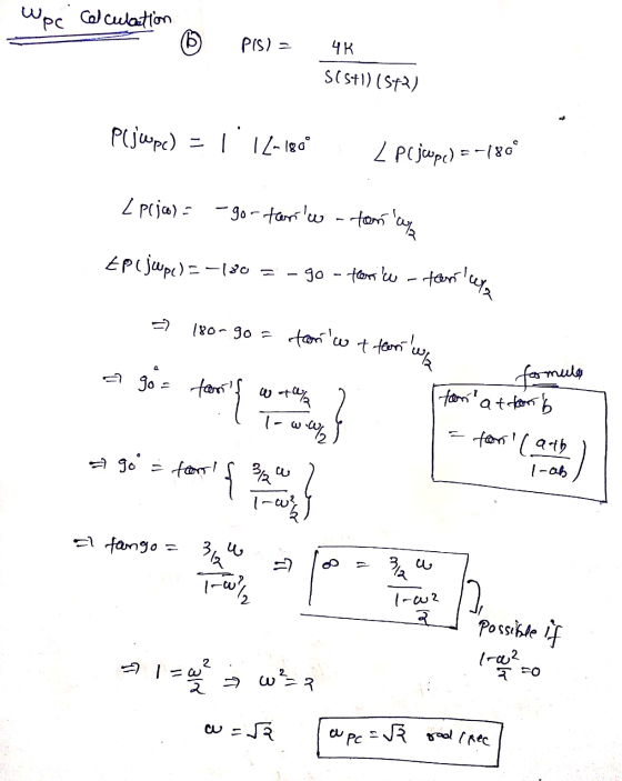 wpc calculation PIS) = 4K S(5+1) (542) pljupc) = 1 17-180 / pejupc) = -1809 Lpija) = -go-tanw - tony Epljupc) = -180 = - 90
