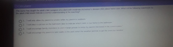 The ne has the chid would indica charge of a chem ode correct understanding of the scho? Alchem AD) hot home care che O2 ce a
