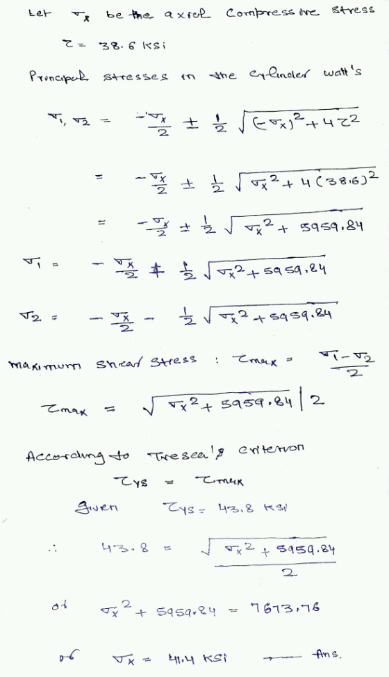 x be e axsct Compress te. stress 2 て 2 2.