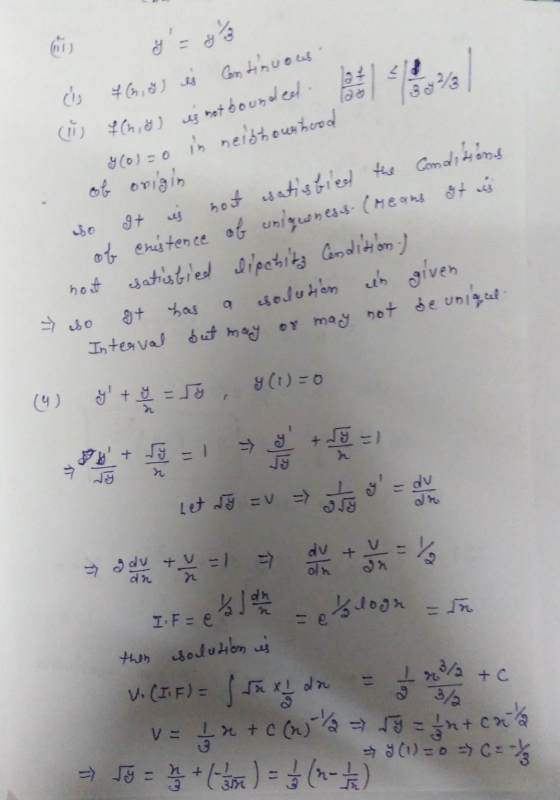 4 & #62, 9) is Continuous fchio) is not boundled. 9 (0)=0 in neibhourhood of origin so it is not satisfied the conditions of