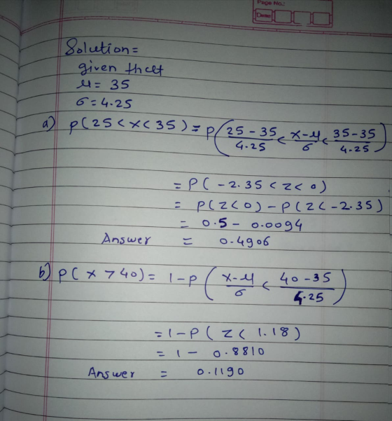 Page No.: Solution = given th cet 64-2s p25SXC35p25-3535-35 4.25 65.25 8 810 Answer 三 0.11g。
